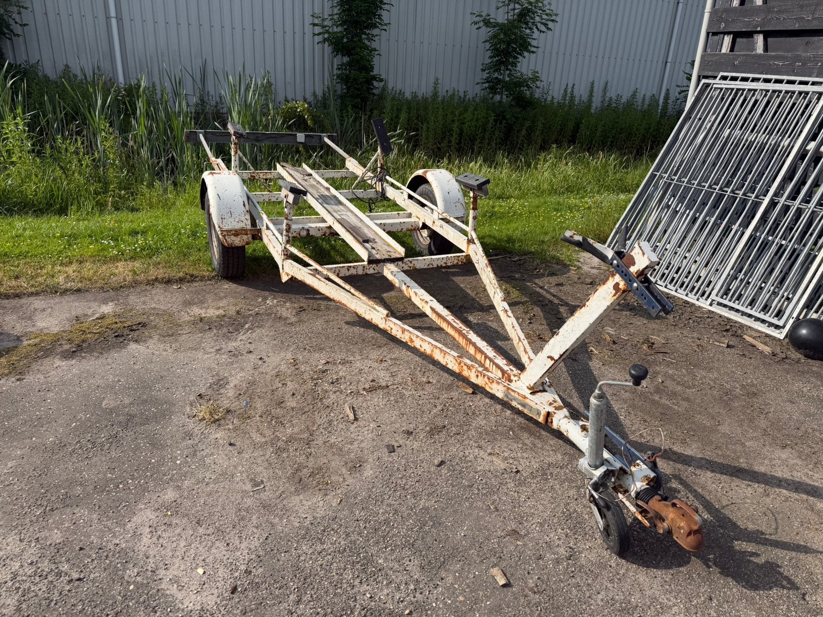 Kielboottrailer Sloepentrailer ca 6 m zoals Saga 20 Stalling, Ophalen, Minder dan 1500 kg, Gebruikt, Sloepentrailer