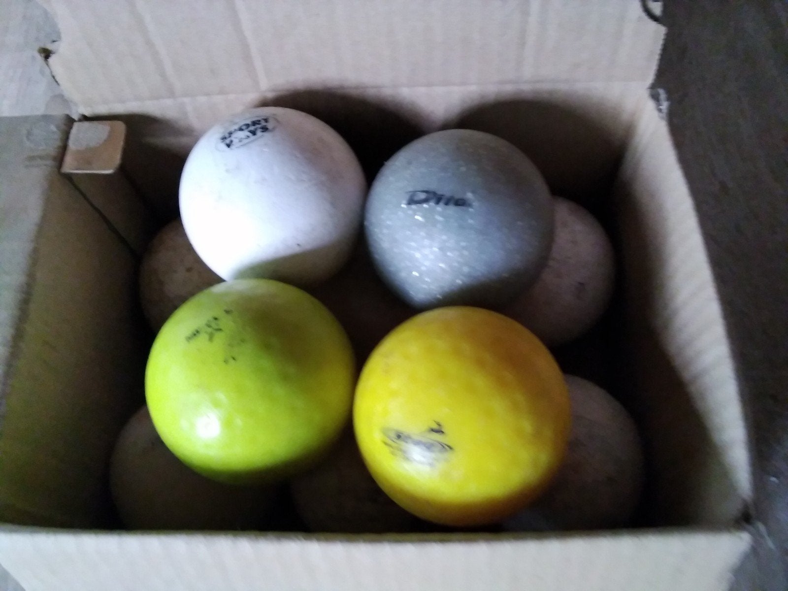 10 gebruikte hockeyballen voor veldhockey, Sport en Fitness, Hockey, Ophalen of Verzenden, Gebruikt, Bal