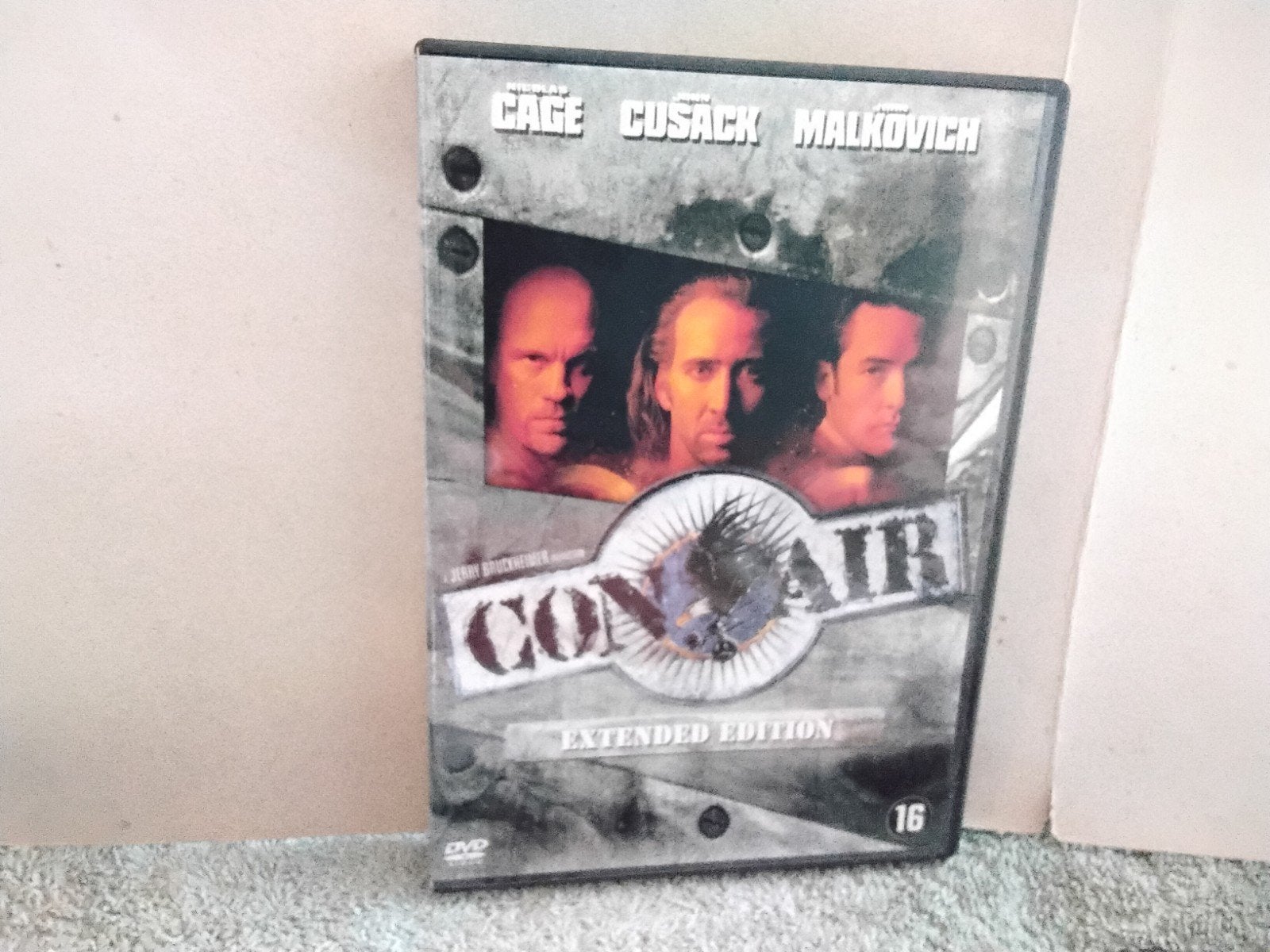 CON  AIR    NICOLAS CAGE, Vanaf 16 jaar, Ophalen of Verzenden, Zo goed als nieuw