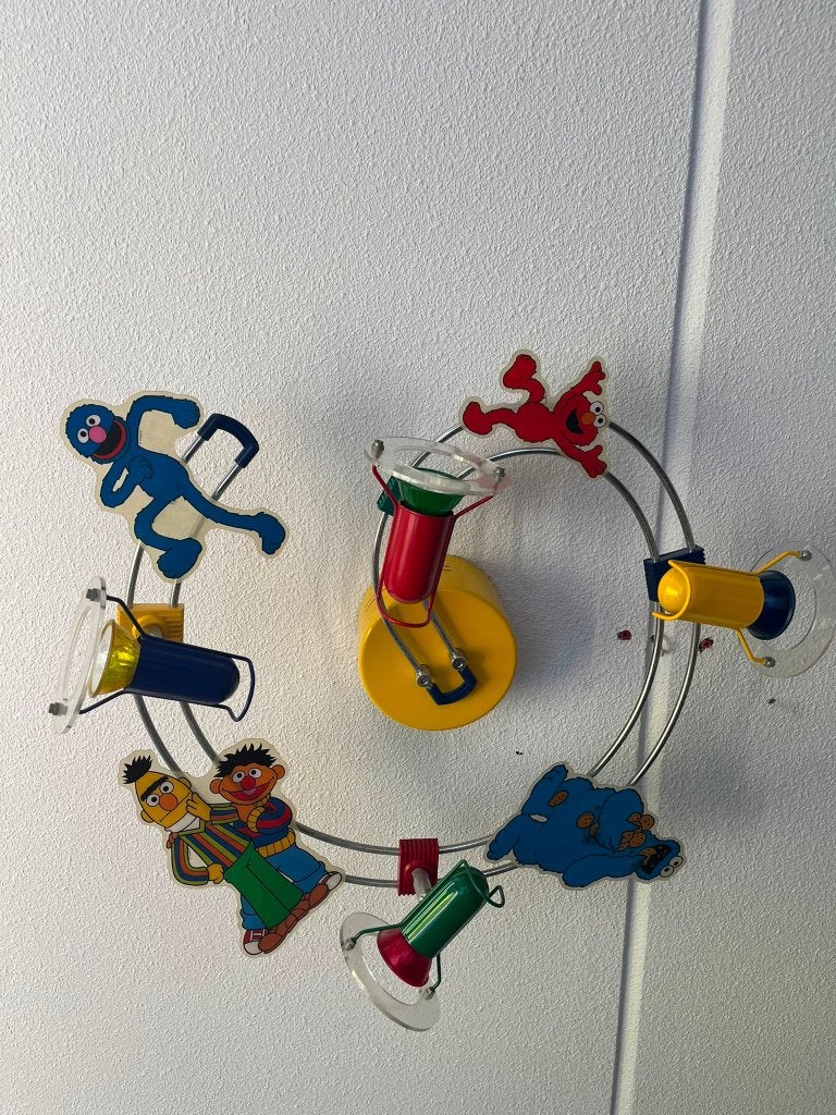 Plafondlamp Sesamstraat, Ophalen, Gebruikt, 50 cm, Meerkleurig
