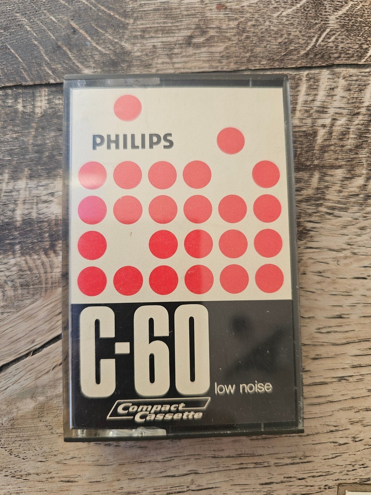 Philips C-60 Compact Cassette - Vintage Audiocassette, Gebruikt, Overige genres, 1 bandje, Ophalen of Verzenden