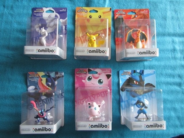 Nintendo Amiibo Pokemon Charizard Lucario Greninja Jigglypuf, Verzamelen, Poppetjes en Figuurtjes, Ophalen of Verzenden, Nieuw