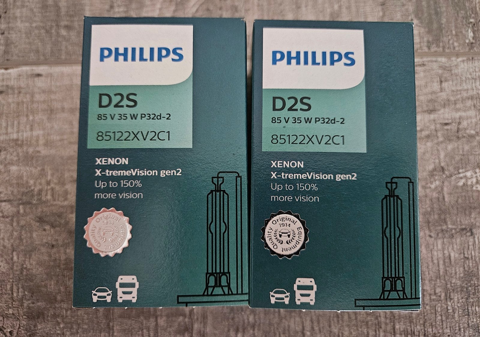 2x Philips D2S X-tremeVision gen2 Xenon lampen - Nieuw, Ophalen of Verzenden, Nieuw, Universele onderdelen