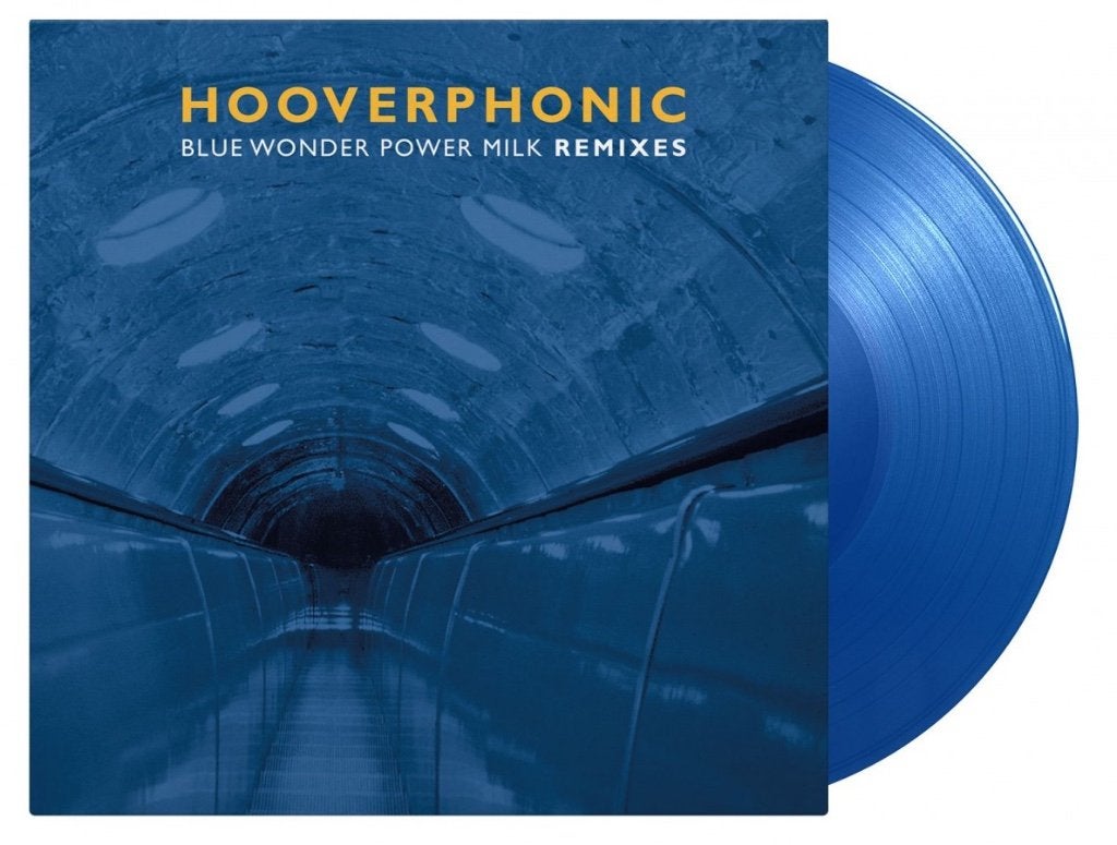 Vinyl LP Hooverphonic Blue Wonder Power Milk Remixes BLUE NW, Cd's en Dvd's, LP, Colored vinyl, Pop, Ophalen of Verzenden