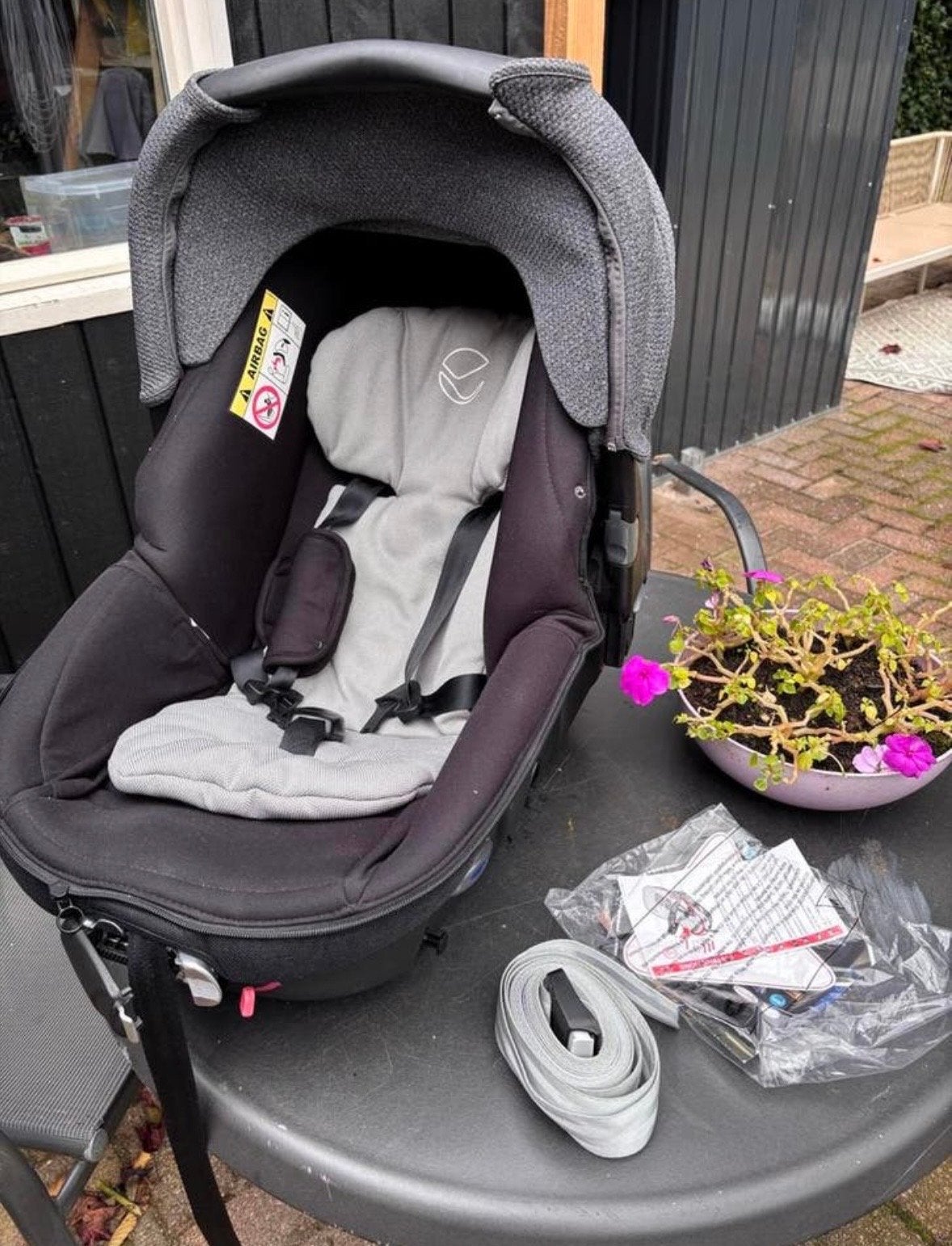 Jane Matrix Light 2 autostoel - Zwart/Grijs, Kinderen en Baby's, Autogordel, Slaapstand, Zo goed als nieuw, 0 t/m 13 kg