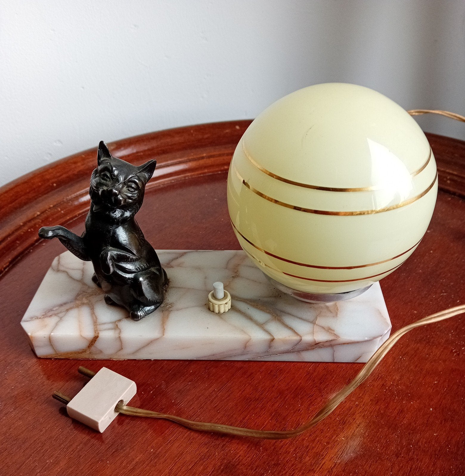 Vintage Art Deco Lampje, Ophalen of Verzenden