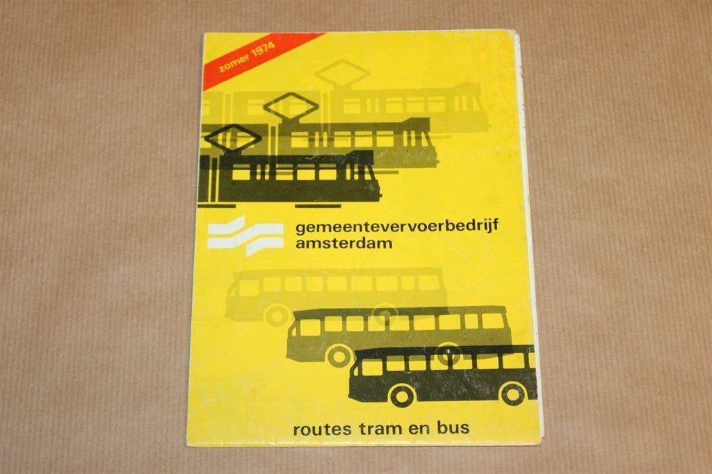 Oude dienstregeling Gemeentevervoerbedrijf A'dam 1974, Boeken, Ophalen of Verzenden, Zo goed als nieuw, Tractor en Landbouw