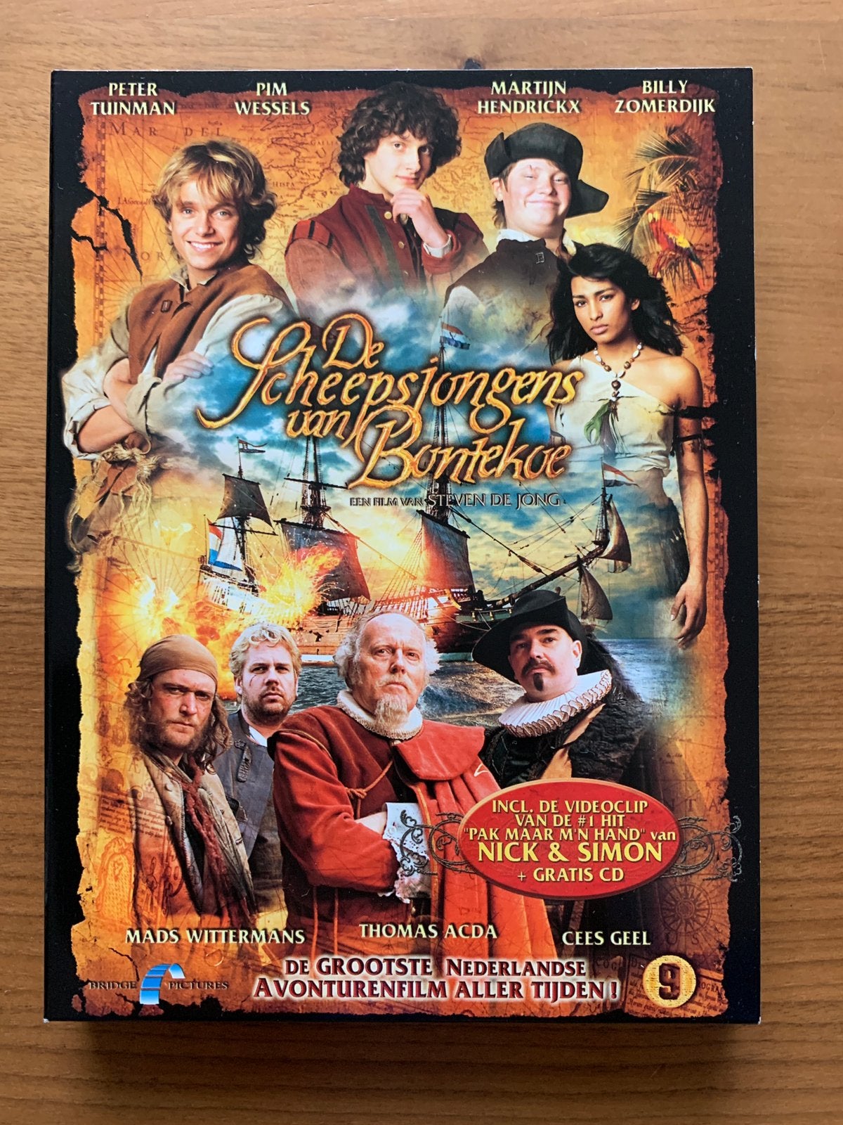De Scheepsjongens van Bontekoe (DVD & CD), Avontuur, Bonusmateriaal, Nederlands, Vanaf 9 jaar