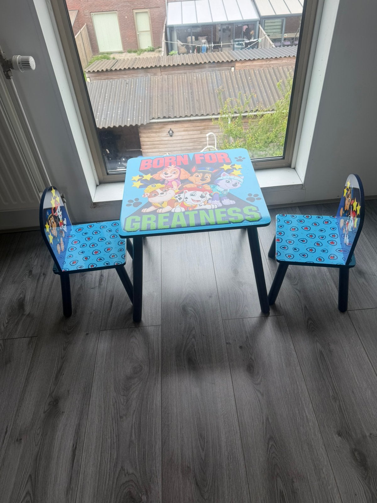 Tafel en stoelen paw patrol, Ophalen, Zo goed als nieuw, Overige typen