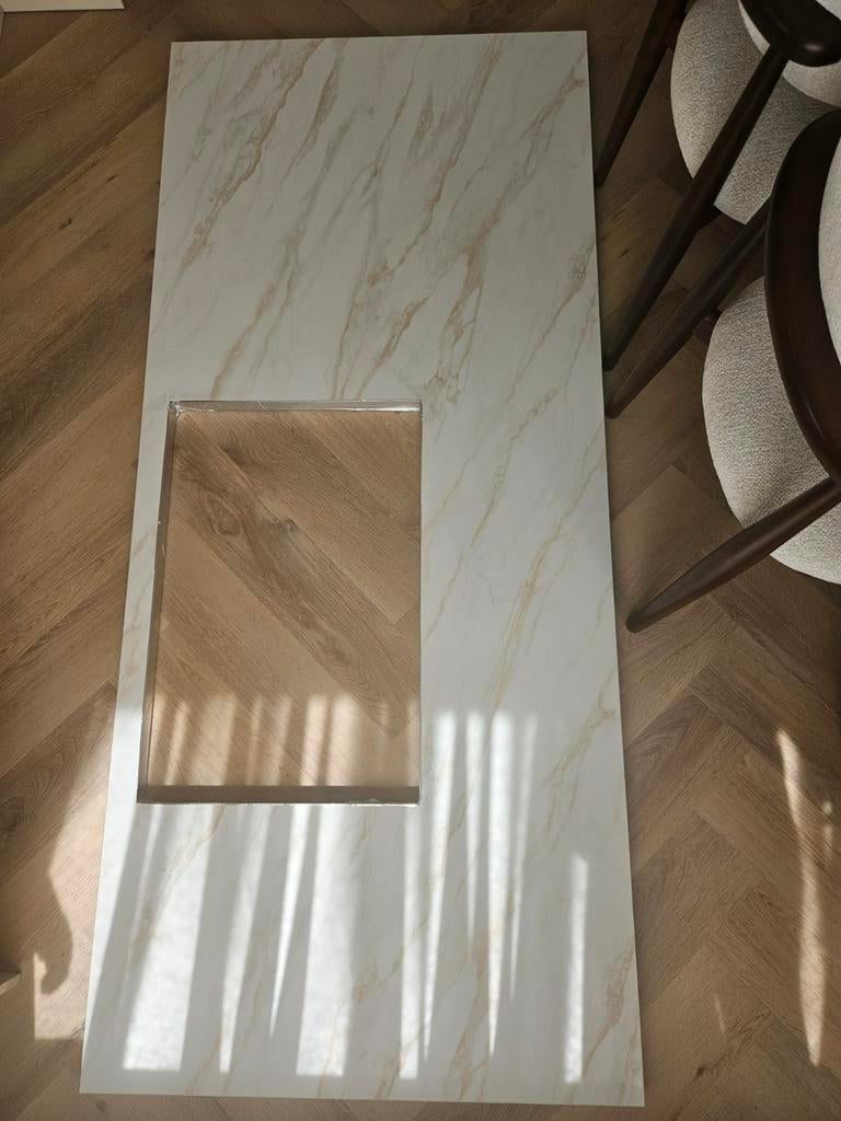 Keukenblad eiland, Verzenden, Nieuw, Rechthoekig, Minder dan 100 cm