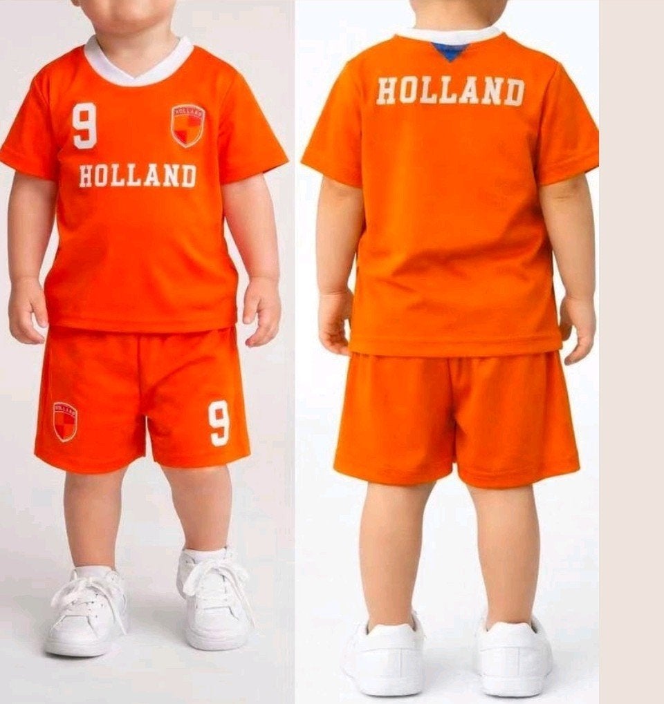 Oranje Holland Voetbaltenue voor Kinderen, Ophalen of Verzenden, Nieuw, Onbekend, Jongen of Meisje