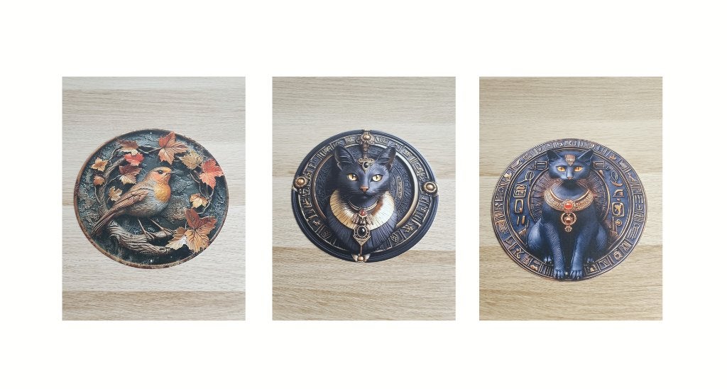 Wandbordjes metaal, Metaal, Meerkleurig, Nieuw, Ophalen of Verzenden