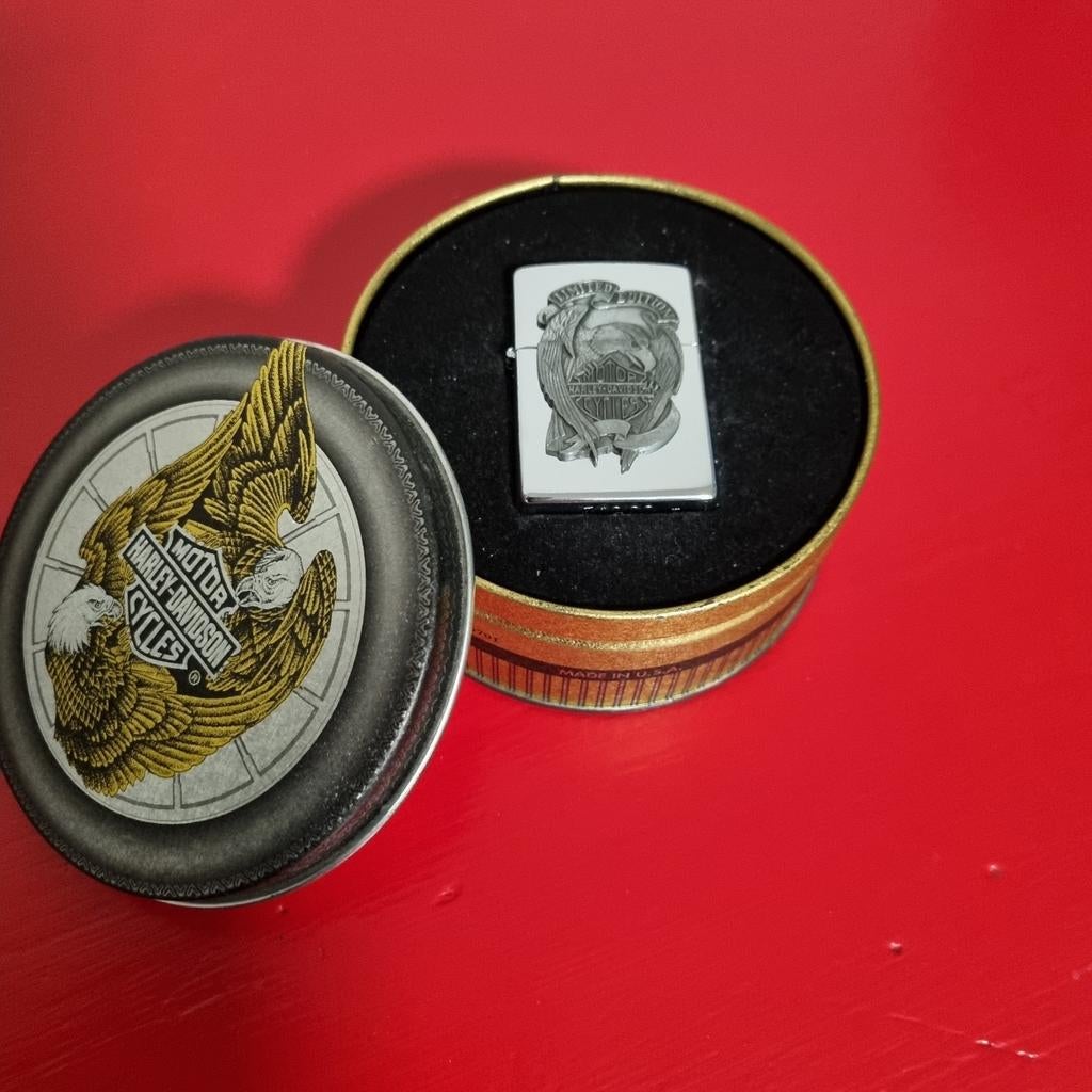 Zippo Harley-Davidson Limited Edition 1994 - Ongebruikt!, Verzamelen, Rookartikelen, Aanstekers en Luciferdoosjes, Ophalen, Nieuw