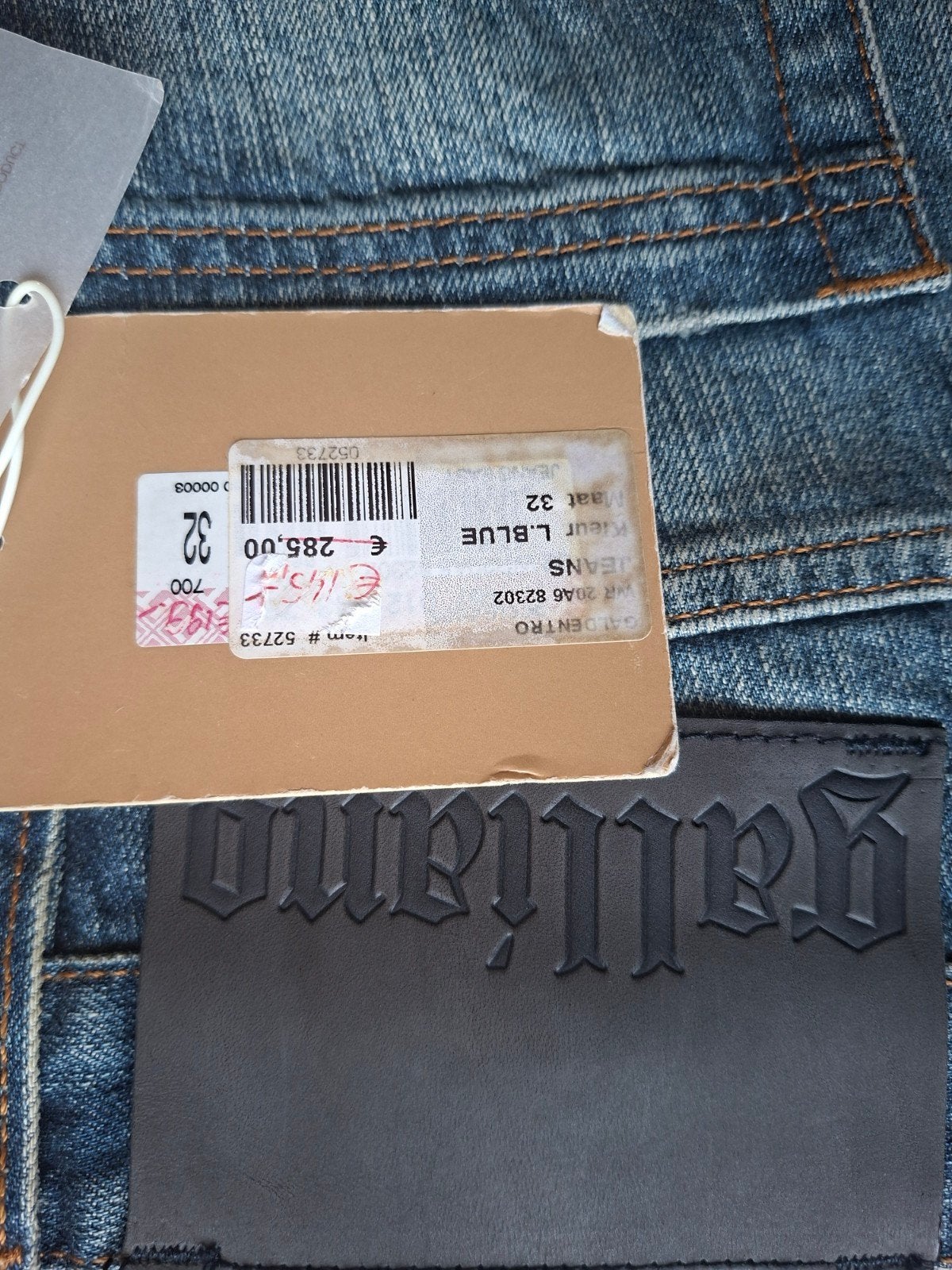 GALLIANO regular fit jeans W32 L34, GALLIANO, Blauw, Nieuw, W32 (confectie 46) of kleiner