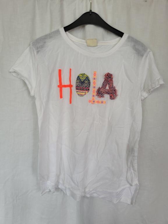 Leuk meiden zomer shirt, Hola mt 140 merk H&M, Kinderen en Baby's, Meisje, ., Ophalen of Verzenden, Zo goed als nieuw
