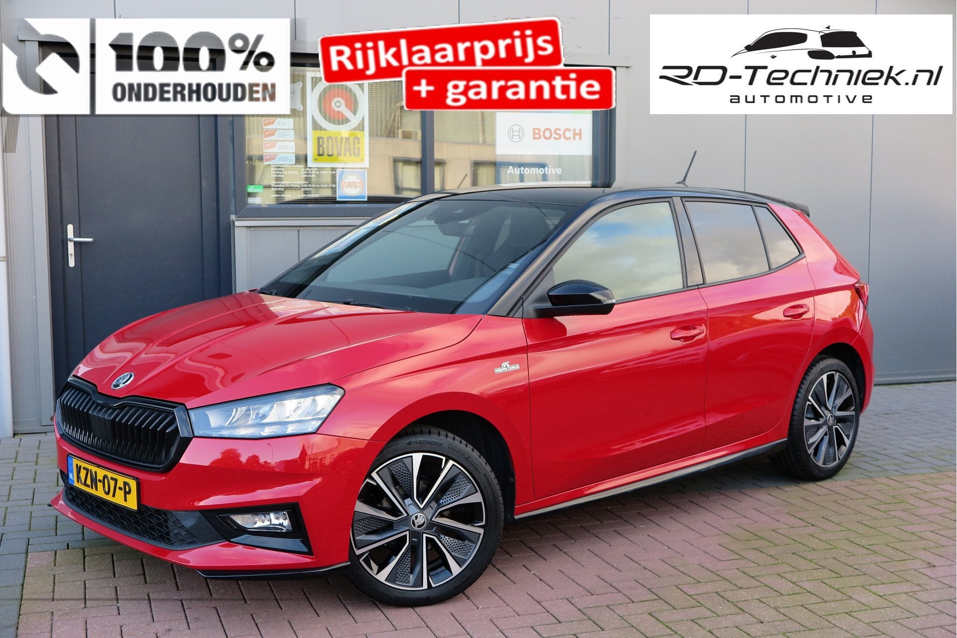 Skoda Fabia 1.0 TSI 70kw 95pk Monte Carlo , Led (Skoda cryst, Auto's, Stof, Gebruikt, Bedrijf, Handgeschakeld