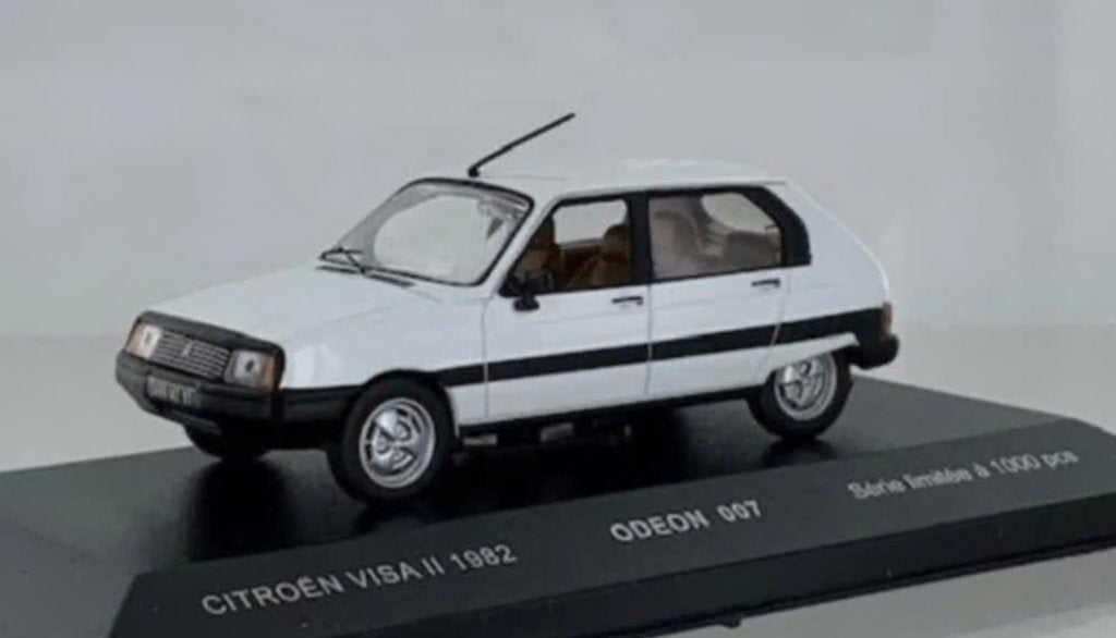 Citroen Visa Sport 1987 wit 1/43 LIM. ED. 1000 PCS ODEON 050
