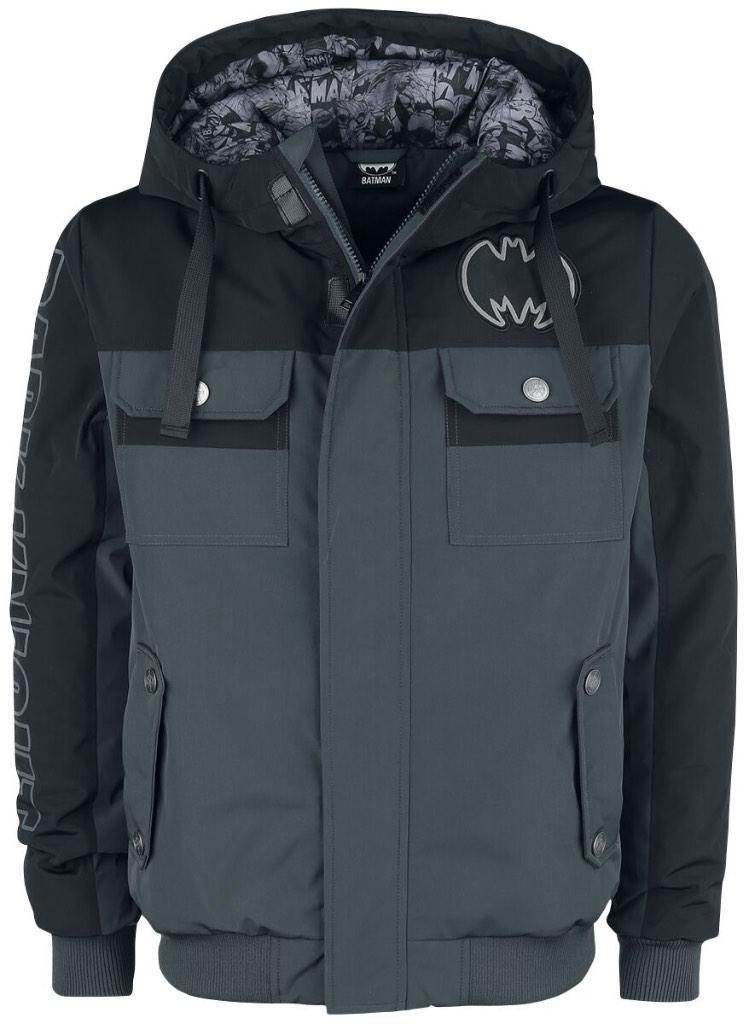 Batman Winterjas Maat XXL, Batman Winterjas Maat XXL, Zwart, Nieuw, Overige maten