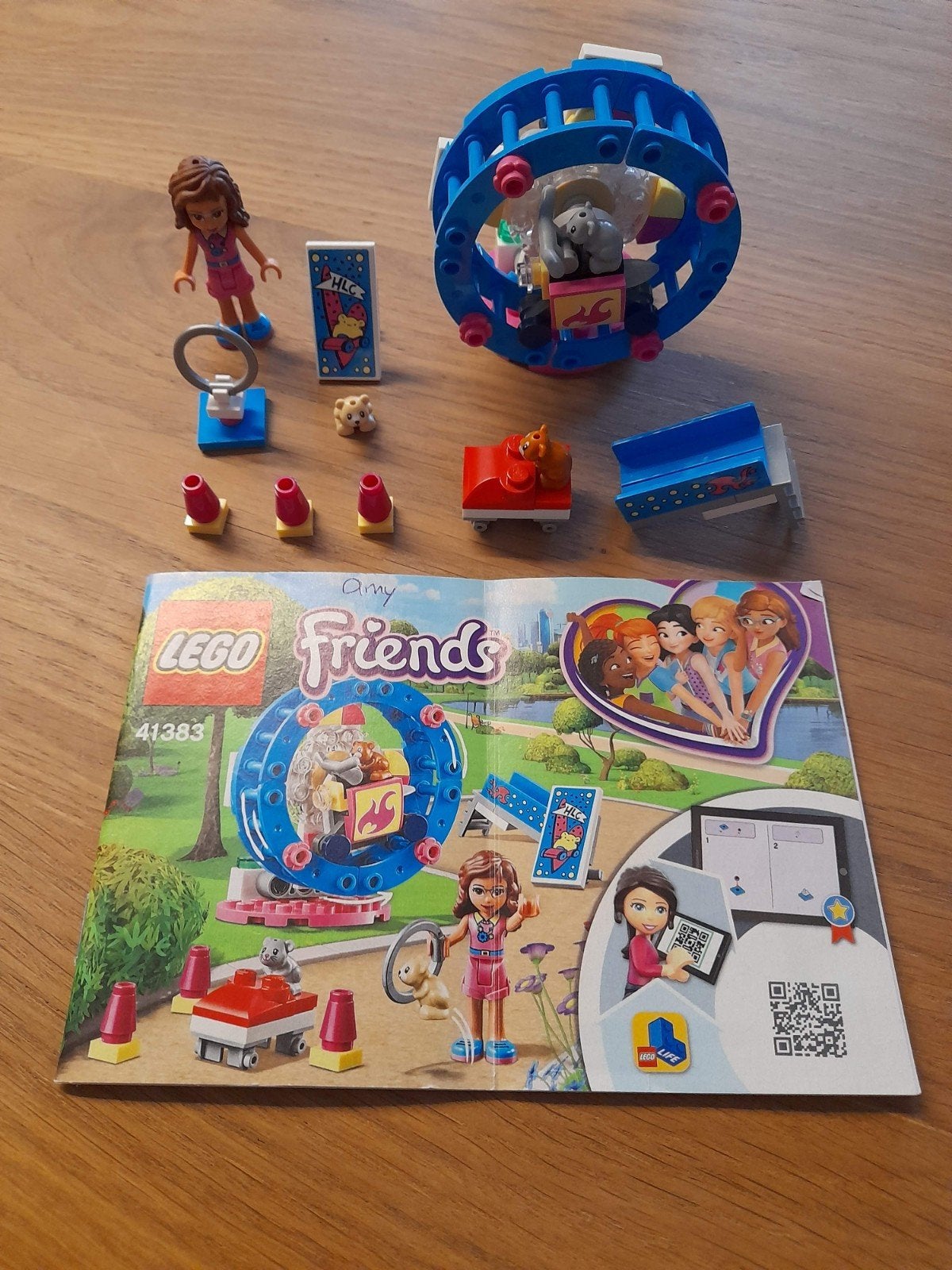 Lego Friends 41383 Emma's Hamsterspeeltuin, Ophalen, Lego, Friends, Zo goed als nieuw