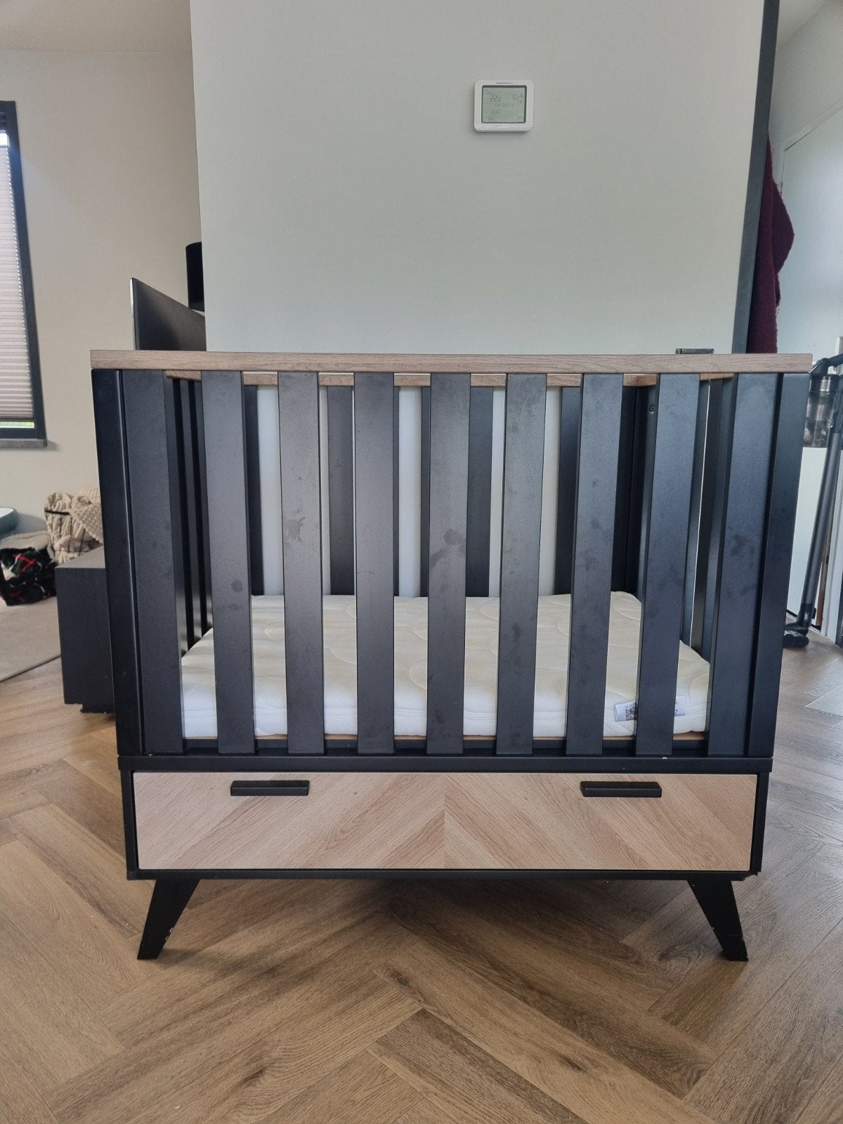 Box met lade, Kinderen en Baby's, Boxen, Gebruikt, Vierkant, In hoogte verstelbaar, Lade, Ophalen