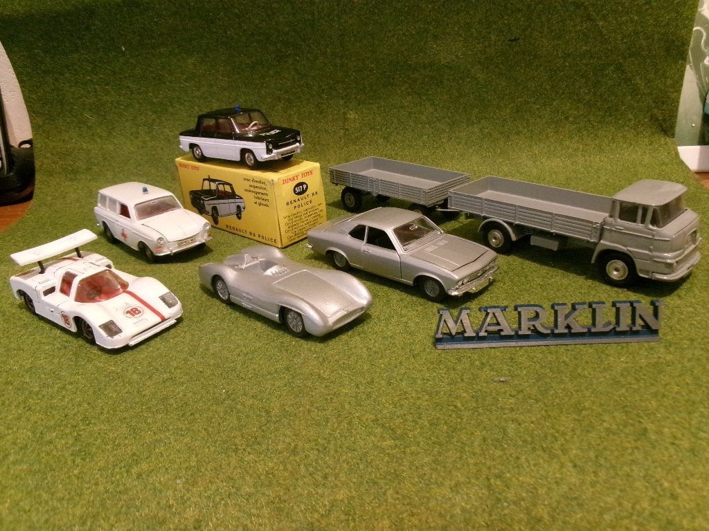 Marklin auto's Opel VW Krupp Mercedes V.A.Verzenden kan ook, Ophalen, Gebruikt, Auto, Overige merken