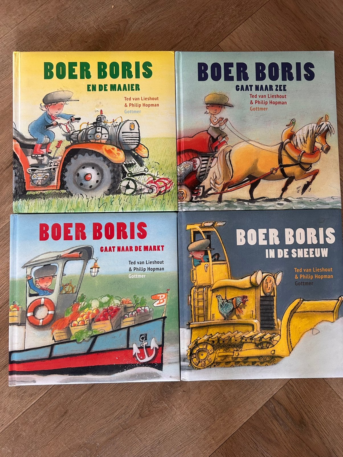 Boeken Boer Boris - 4 stuks, Boeken, Fictie algemeen, Jongen of Meisje, 4 jaar, Ophalen