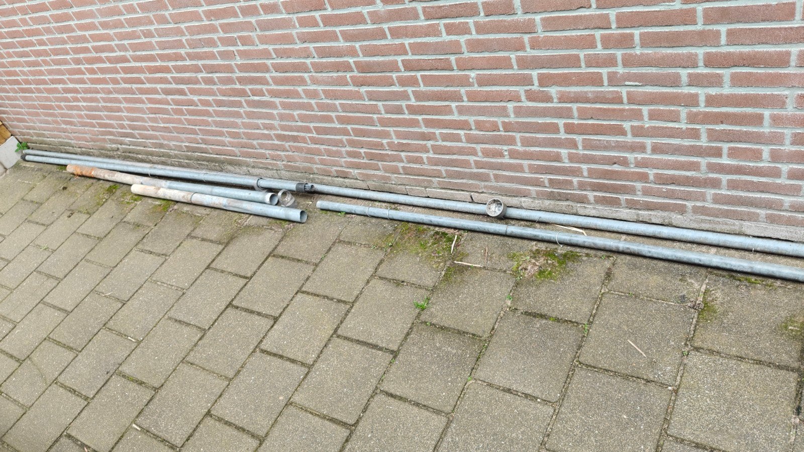Gegalvaniseerde buizen: 1x 570cm, 2x 270cm, Ophalen, Overige materialen, Gebruikt, 4 tot 6 meter