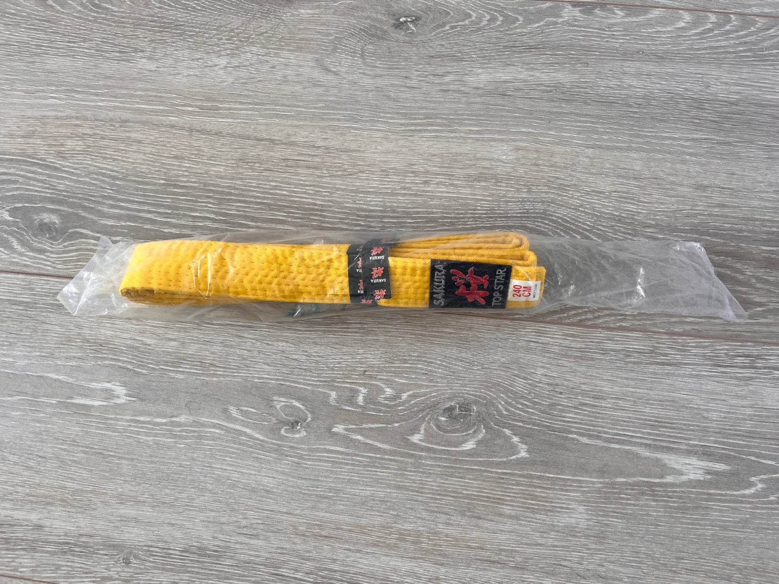 Sakura Gele Vechtsportband 240 cm, Ophalen, Nieuw, Judo, Vechtsportmateriaal