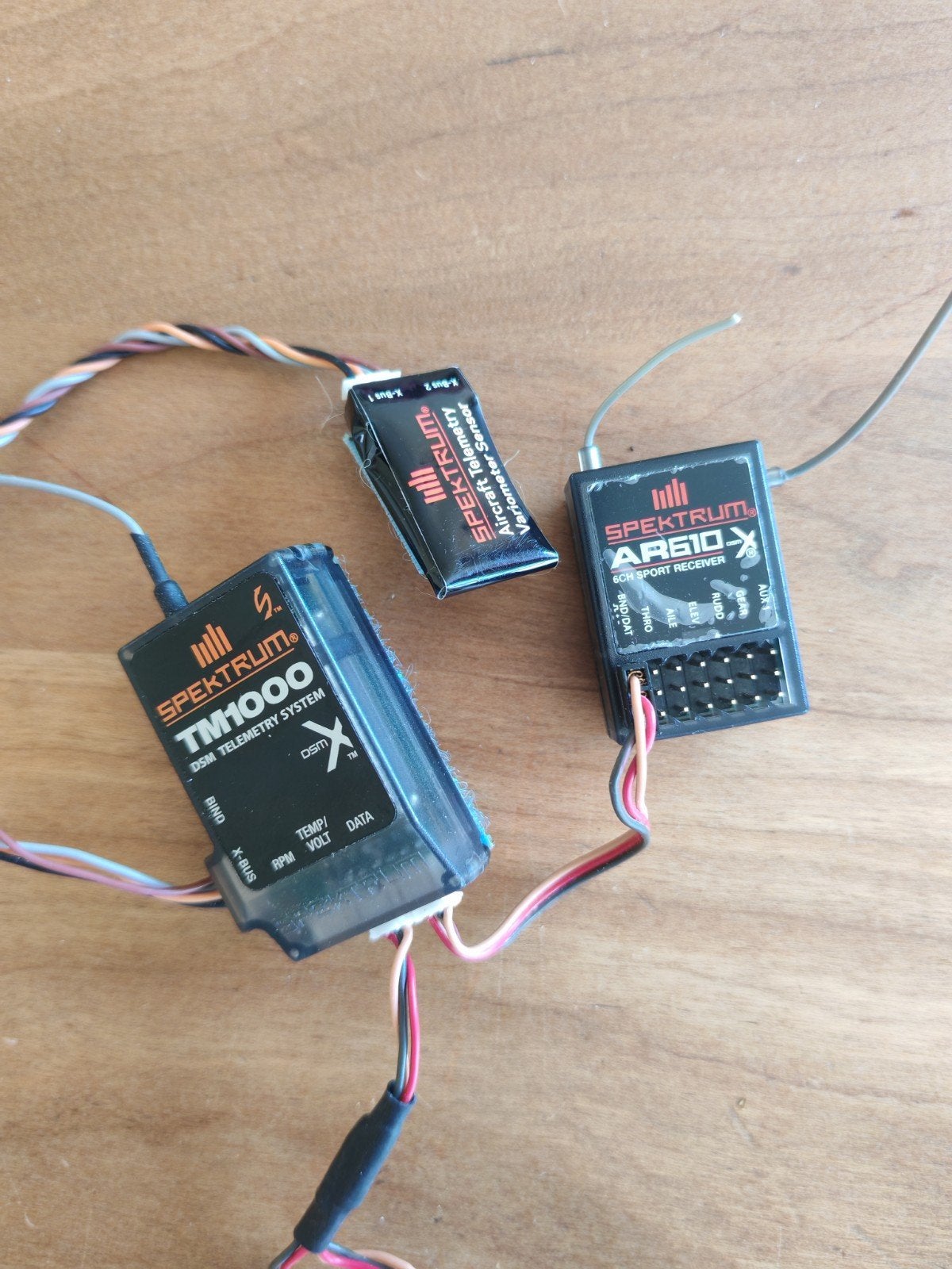Spektrum AR610X ontvanger en TM1000 telemetrie + variosensor, Ophalen of Verzenden, Gebruikt