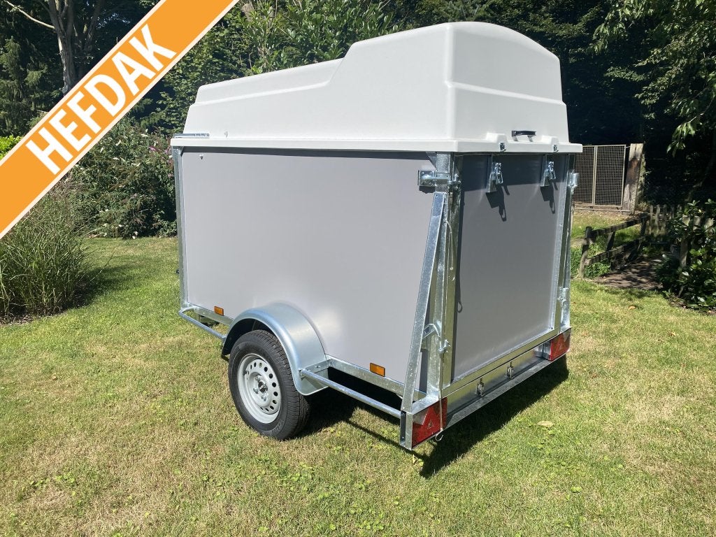 NIEUW Gesloten aanhangwagen met hefdak B rijbewijs., Auto diversen, Aanhangers en Bagagewagens, Niet ingevuld, Nieuw, Niet ingevuld