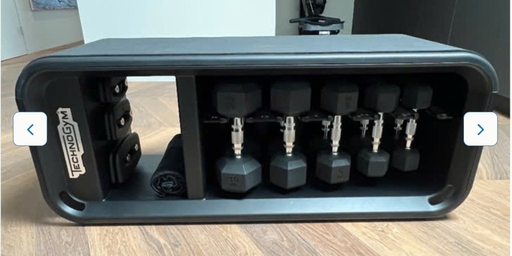Technogym Bench - Complete Home Gym Oplossing, Ophalen, Zo goed als nieuw, Benen, Fitnessbank