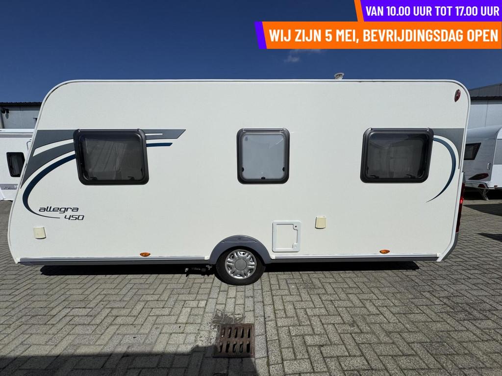 CARAVELAIR ALLEGRA 450  ENKELE BEDDEN,RONDZIT,VOORTENT,MOVE, Rondzit, Bedrijf, 6 tot 7 meter, Caravelair