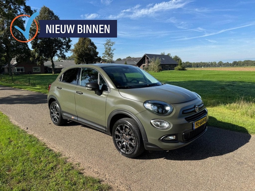 Fiat 500X 1.4 T M-Air S-Design | Navigatie | Half Leder | Tr, Auto's, Automaat, Gebruikt, 4 cilinders, Origineel Nederlands
