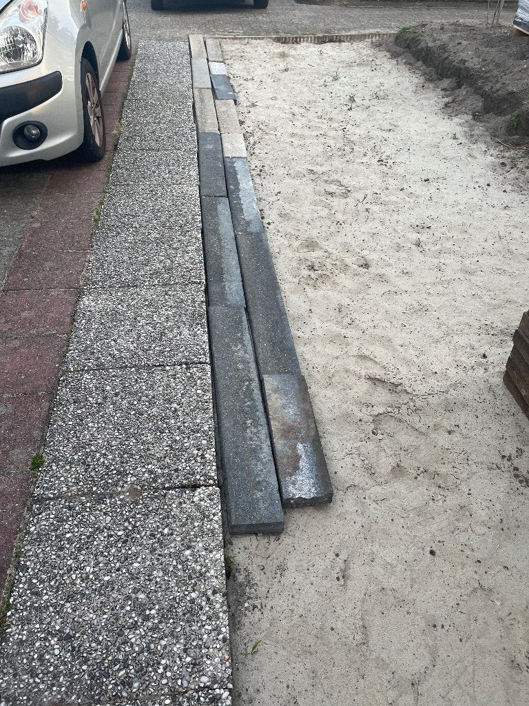 Banden terras tegels gratis ophalen, Ophalen, Gebruikt, Beton, Terrastegels