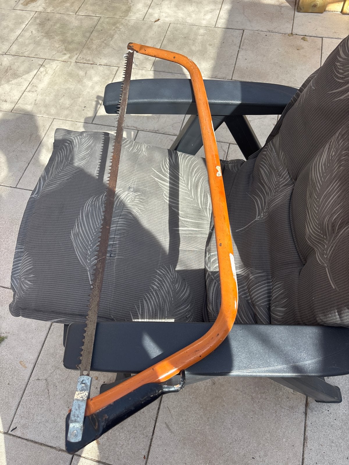 Gebruikte beugelzaag - Ideaal voor tuinwerk, Tuin en Terras, Handzagen, Ophalen, Gebruikt, Beugelzaag