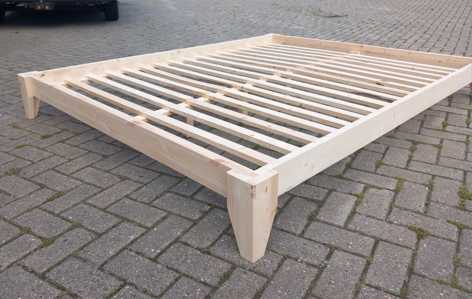 Familiebed Futon 240 x 200/210/220, Ophalen of Verzenden, Overige maten, Overige maten, Hout