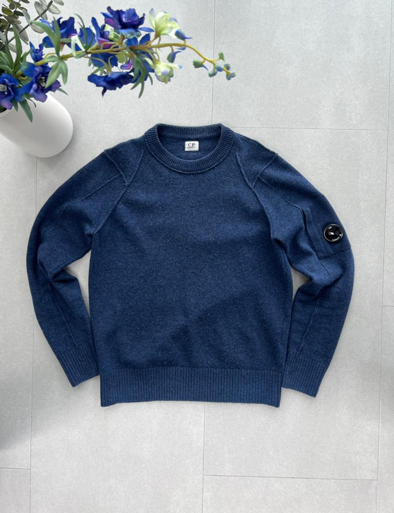 C.P. Company trui wol, Kleding | Heren, Ophalen of Verzenden, Zo goed als nieuw, Maat 48/50 (M), Blauw
