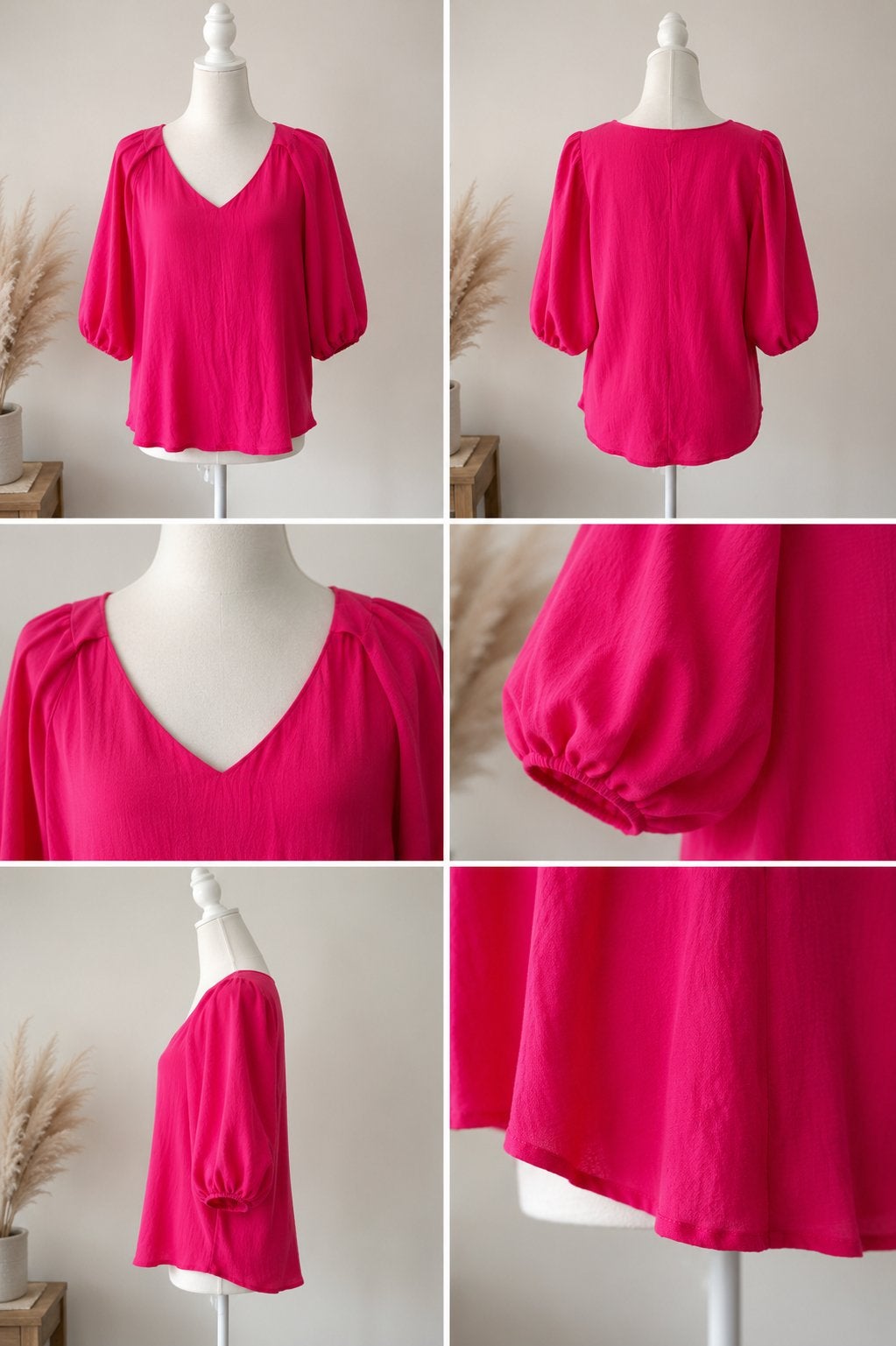 Label label Dot fuchsia blouse m 36 (ook beschikbaar in 38), Ophalen of Verzenden, Nieuw, Maat 36 (S), Roze