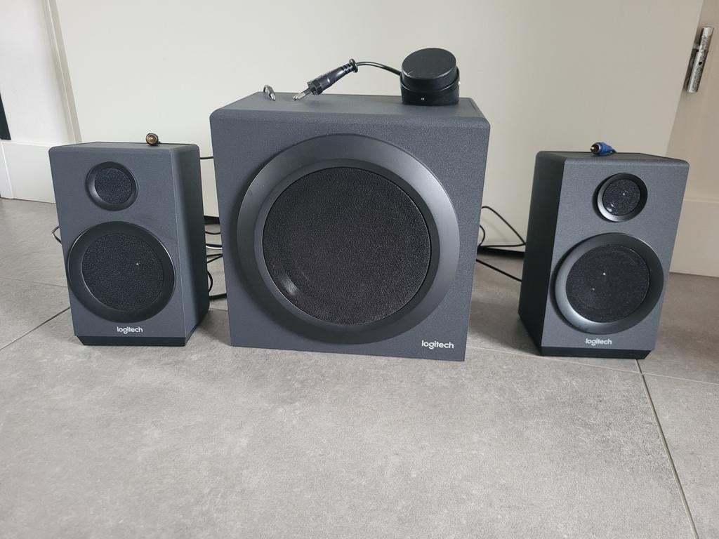 Speakerset pc/laptop, Computers en Software, Ophalen, Zo goed als nieuw