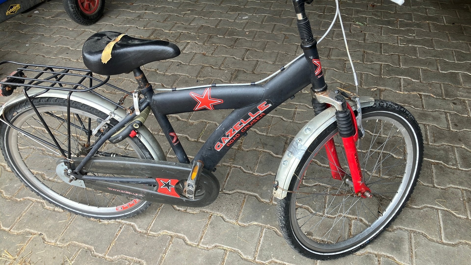 Gazelle road cruizer, Ophalen, Terugtraprem, Handrem, Gebruikt