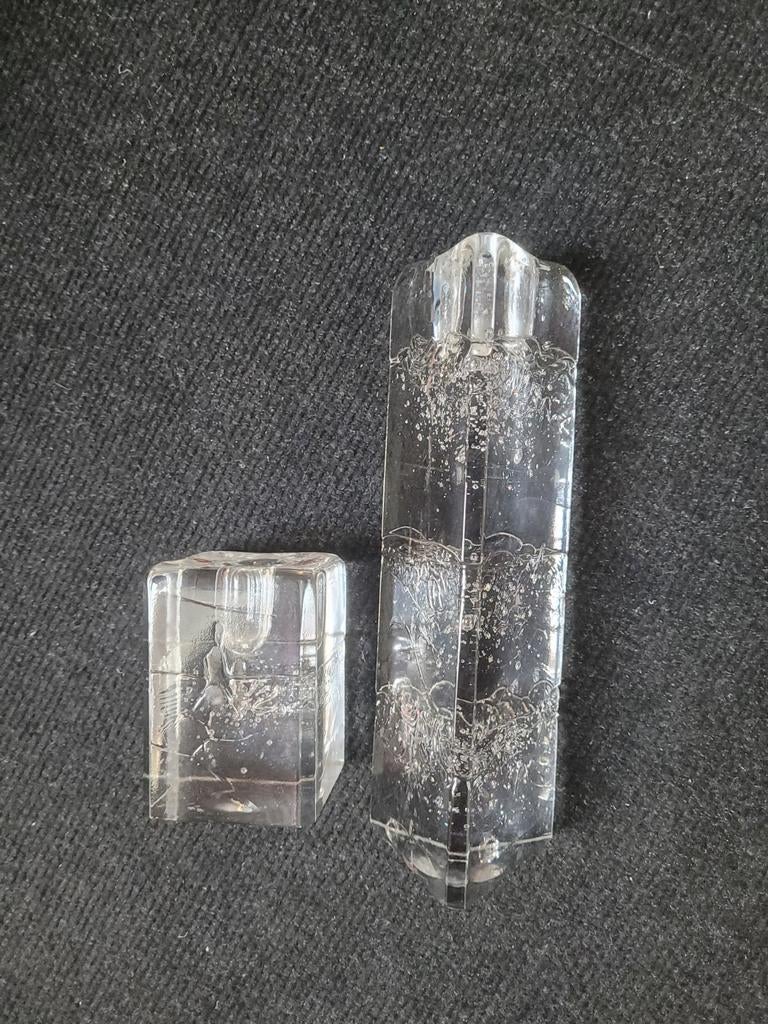 Glazen kandelaars littala Timo Sarpaneva, Ophalen