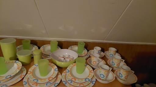 mepal camping servies, Caravans en Kamperen, Ophalen of Verzenden, Gebruikt
