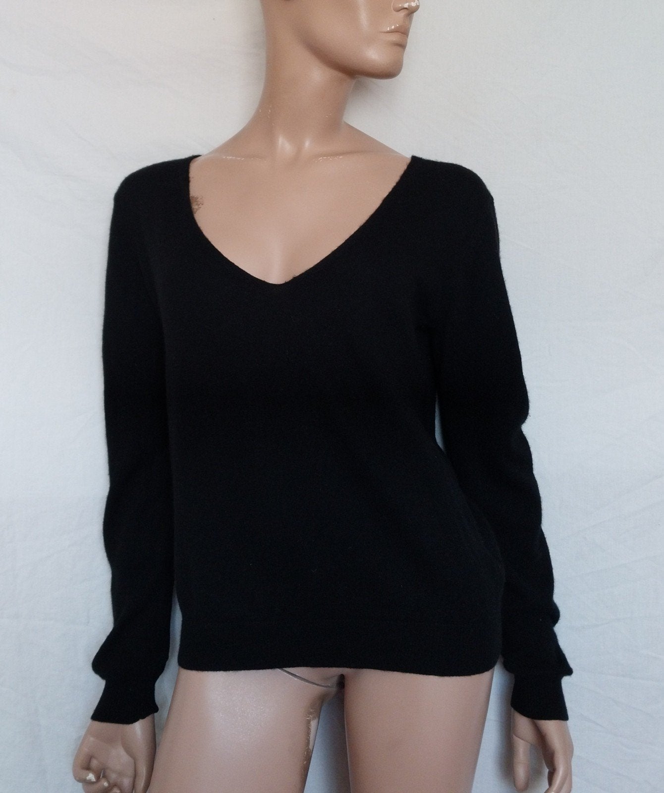 JETTE CASHMERE Trui, Ophalen, Zo goed als nieuw, Maat 42/44 (L), Zwart