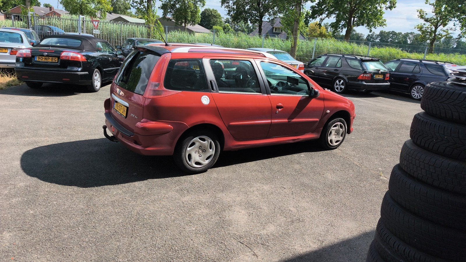 leuke goedkope auto+apk. div bj., Auto's, Stationwagon, Handgeschakeld, Particulier, Rood