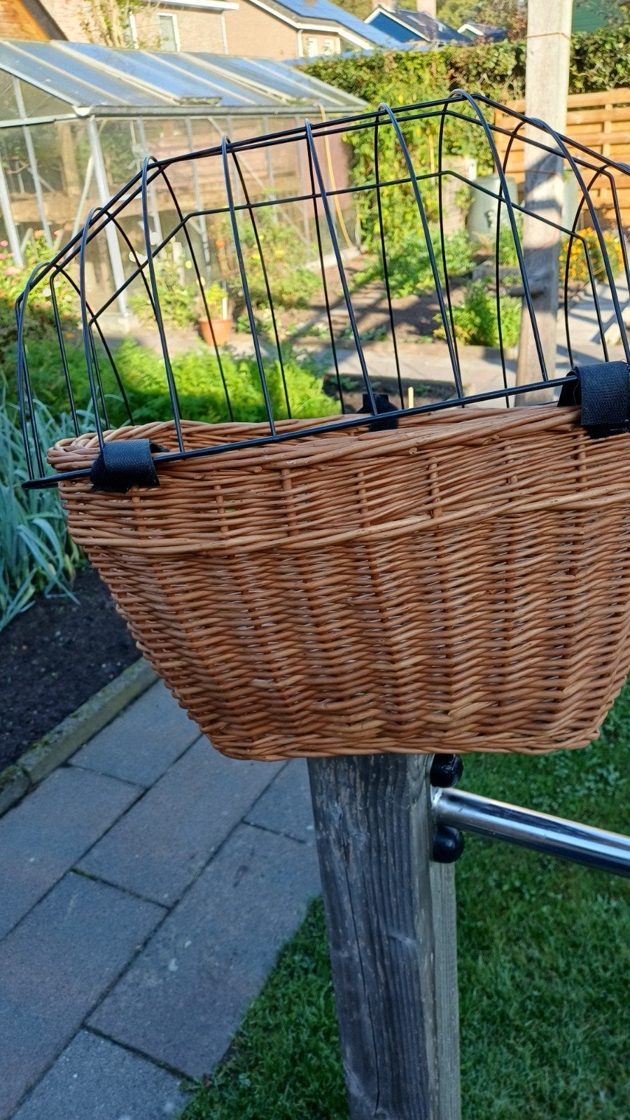 hondenmand voor op de fiets, Fietsen en Brommers, Ophalen