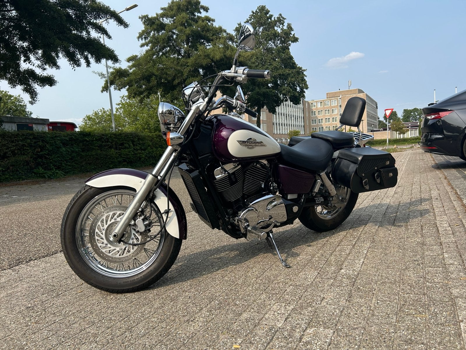 Honda Shadow VT1100 American Classic - lage kilometerstand, Chopper, Gebruikt, Particulier, Handgeschakeld