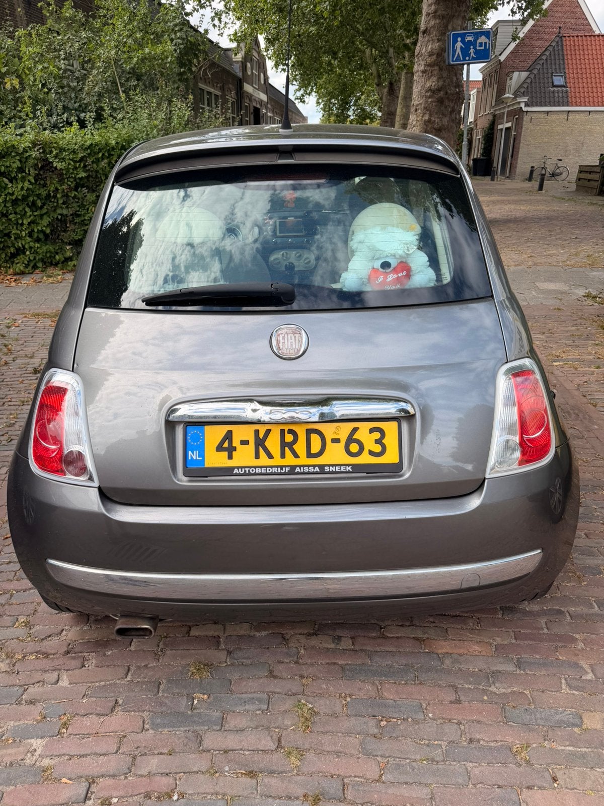 Fiat 500 - 12/2009 Grijs, Voorwielaandrijving, Start-stop-systeem, 1242 cc, 4 cilinders
