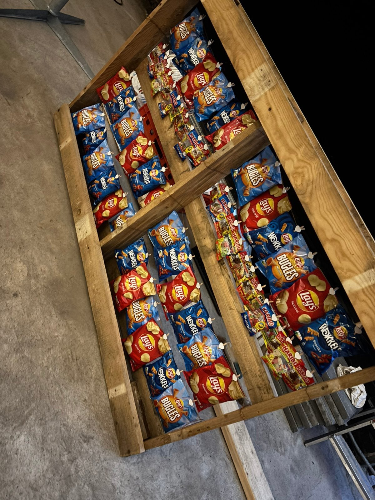 Snack pallet voor event, Ophalen, Zo goed als nieuw, Rechthoekig