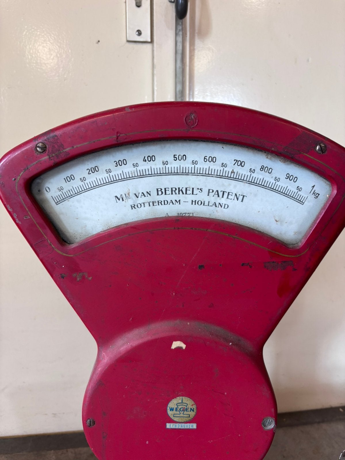 Weegschaal Berkel, Witgoed en Apparatuur, Weegschalen, Ophalen, Minder dan 10 kg, Winkelweegschaal, Zo goed als nieuw