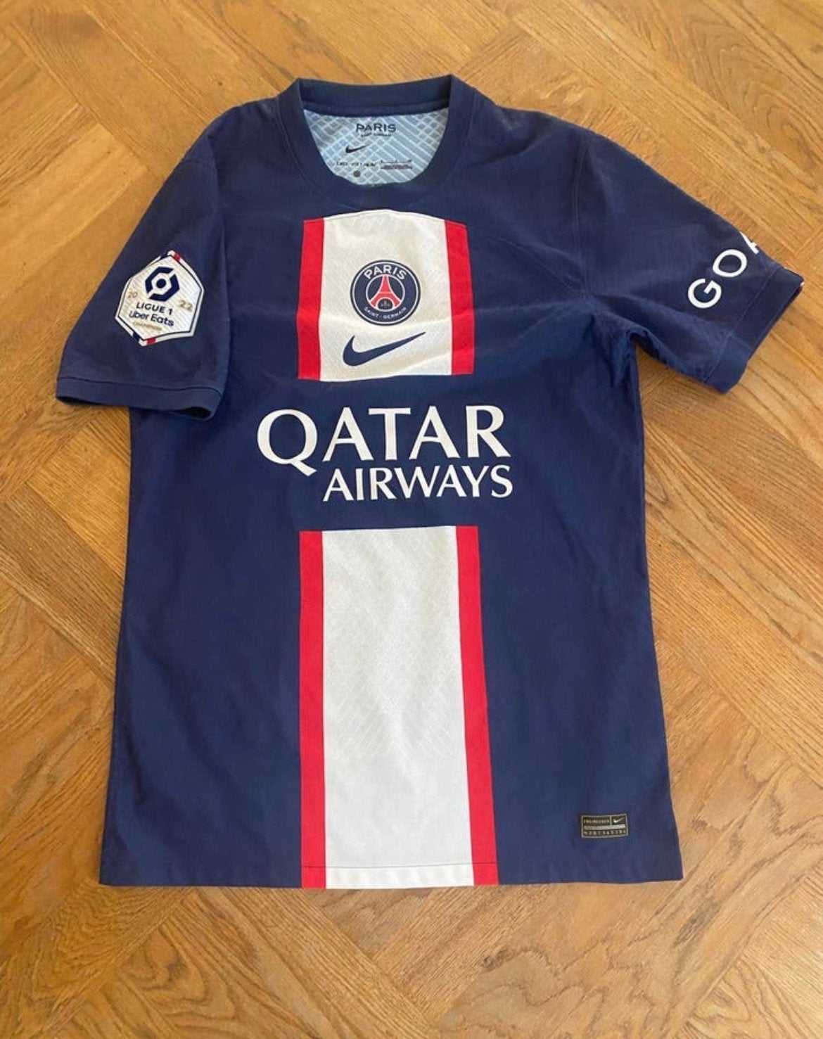 PSG Player Versie Shirt Mbappe 22/23 - Ruilen voor Ajax L, Ophalen of Verzenden, Voetbal, Gedragen, Maat 48/50 (M)